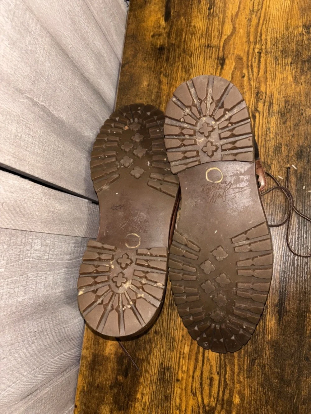 Size 12 Men's Johnston & Murphy (since 1850) Lace Up Leather Boots